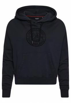 Superdry EXPEDITION GRAPHIC CROP - Hoodie - Black -Superdry Shop 56d14009fd454ac48aacc8288b742ca2