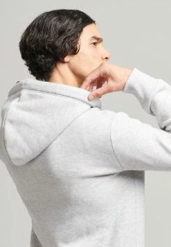 Superdry VINTAGE LOGO - Zip-up Sweatshirt - Glacier Grey Marl -Superdry Shop 56eae3f1ffc84627b45bd5f7d99d9e4b