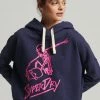 Superdry VINTAGE CALI - Hoodie - Atlantic Navy