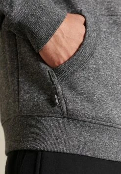 Superdry VINTAGE LOGO EMBROIDERED - Hoodie - Dark Charcoal Jaspe -Superdry Shop 56fc998679b74e46a6fdb8eb45697676