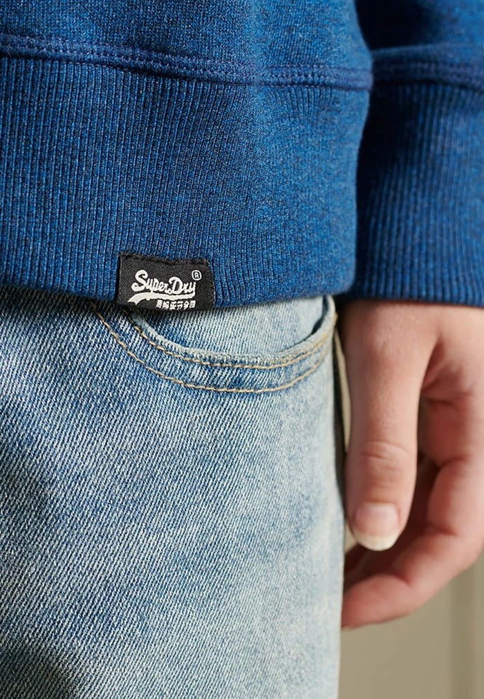 Superdry VINTAGE - Sweatshirt - Bright Blue Marl 2 Superdry VINTAGE - Sweatshirt - Bright Blue Marl - Image 2