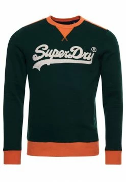 Superdry VINTAGE LOGO COLOUR BLOCK - Sweatshirt - Enamel Green -Superdry Shop 571dcc3045a3488cbb3e8beb71449209
