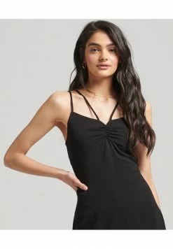Superdry VINTAGE - Shift Dress - Black -Superdry Shop 5742e50f75d34c4d80efdbc2e0f4cbd7