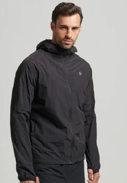 Superdry Waterproof Jacket - Black