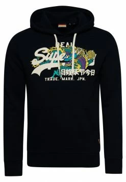Superdry VINTAGE NARRATIVE - Hoodie - Eclipse Navy -Superdry Shop 575a00eda252445c8ed5435dc8f0c57c