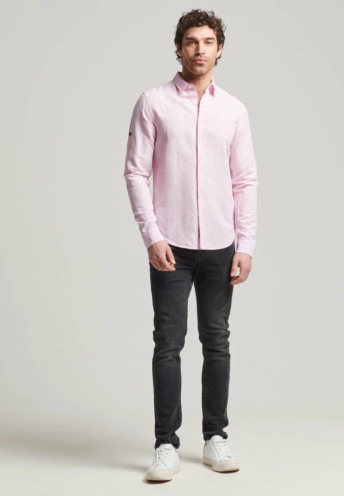 Superdry LONG SLEEVED - Shirt - Pastel Lilac 2 Superdry LONG SLEEVED - Shirt - Pastel Lilac - Image 2