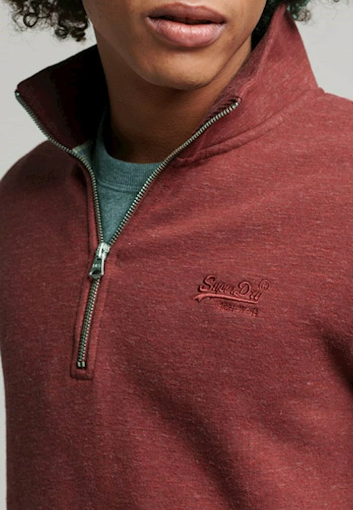 Superdry VINTAGE LOGO - Fleece Jumper - Rhubarb 2 Superdry VINTAGE LOGO - Fleece Jumper - Rhubarb - Image 2