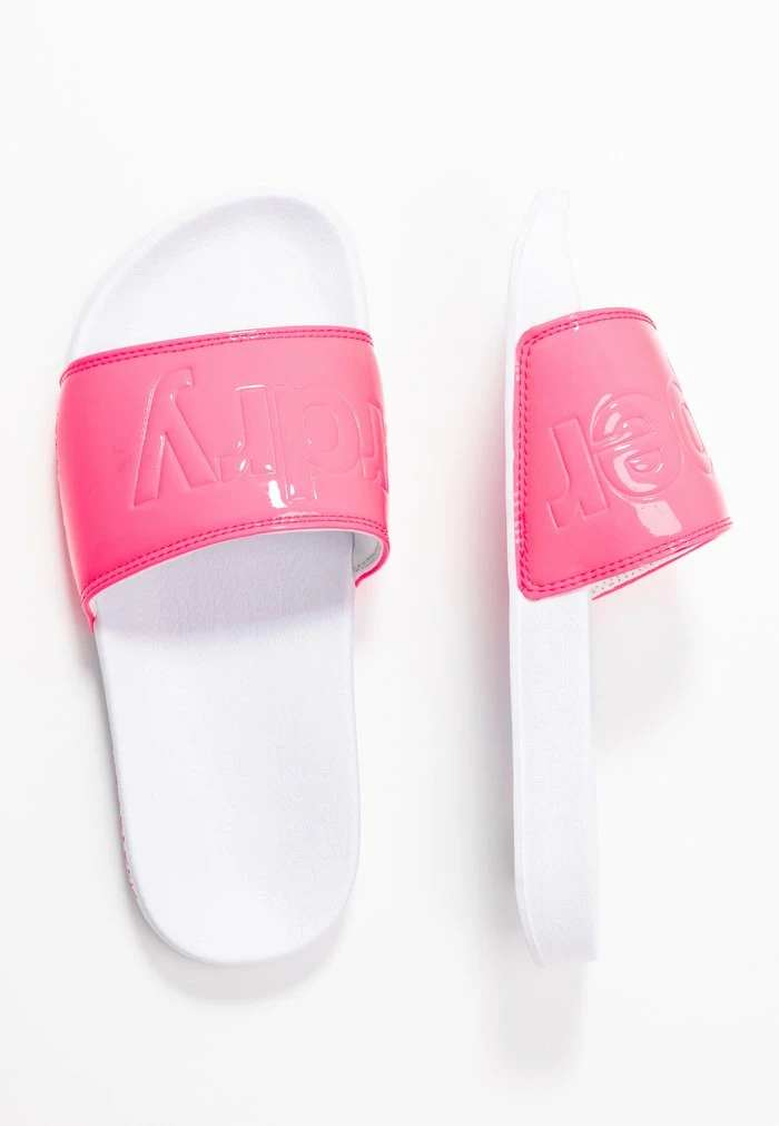 Superdry POOL SLIDE - Mules - Fluro Pink 2 Superdry POOL SLIDE - Mules - Fluro Pink - Image 2
