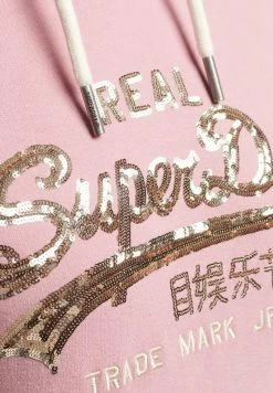 Superdry VINTAGE BOHO SPARKLE - Hoodie - Soft Pink -Superdry Shop 57e2f32d64ed400cb6fa54294c003b1c