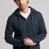 Superdry ESSENTIAL - Zip-up Sweatshirt - Eclipse Navy