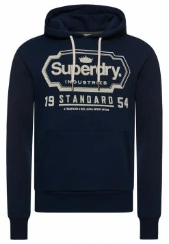 Superdry CORE LOGO AMERICAN POCKET - Hoodie - Tois Blue Grit -Superdry Shop 586bce5b2cec42eab70c5c6b2f5c56f7
