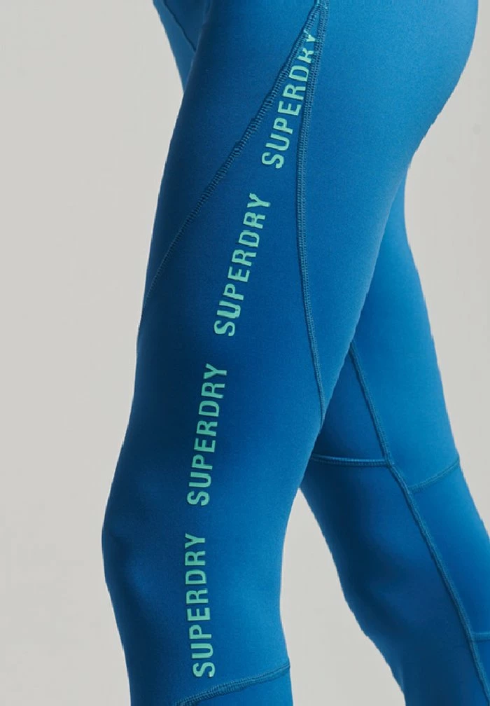 Superdry CORE - Leggings - Trousers - Twilight Blue 3 Superdry CORE - Leggings - Trousers - Twilight Blue - Image 3