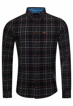 Superdry HERITAGE LUMBERJACK - Shirt - Kilburn Check Rifle Green -Superdry Shop 587c4a567fb7476a9f7bf5dfd8af0951