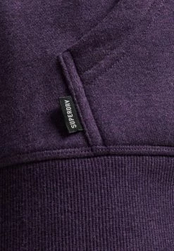 Superdry VINTAGE LOGO EMBROIDERED - Hoodie - Royal Purple Marl -Superdry Shop 588c526b786444e692be5b53073cd673