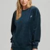Superdry OVERSIZED - Sweatshirt - Zinc Blue