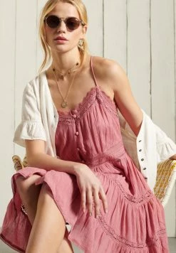 Superdry ALANA - Day Dress - Dusty Rose -Superdry Shop 593bdea09e5c4790930808bedfb1347f