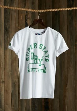 Superdry Print T-shirt - Optic 6 Superdry Print T-shirt - Optic -Superdry Shop 59a27fe22119445a9c358d4fee593b50