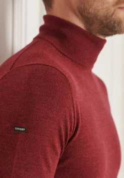 Superdry Jumper - Rich Deep Burgundy Marl -Superdry Shop 5ab56fd49399415f80f047683769514f
