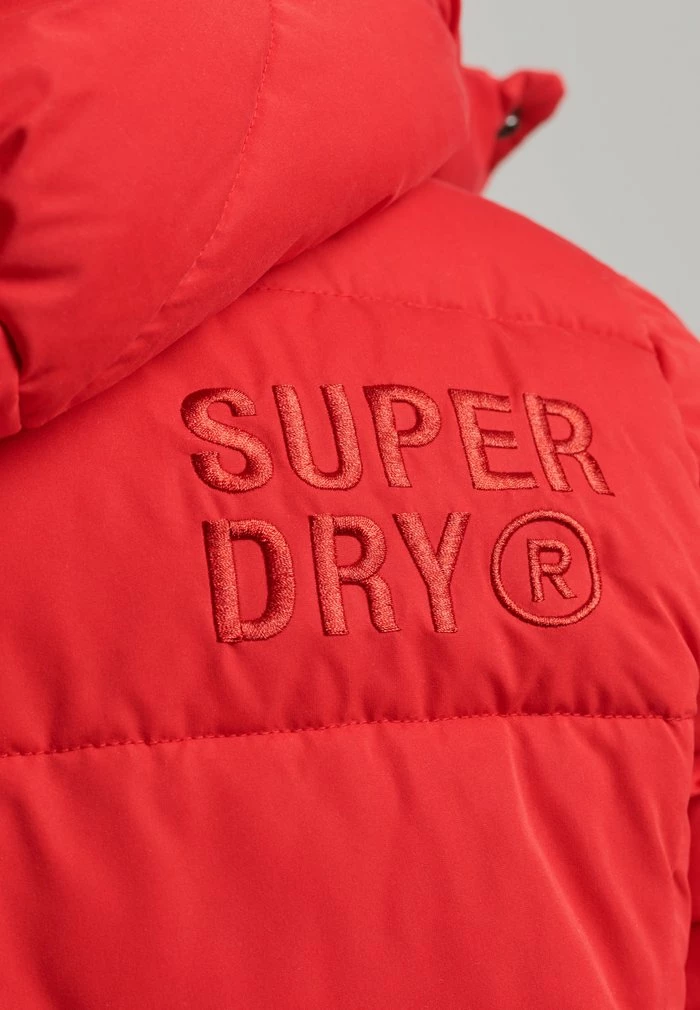 Superdry MICROFIBER MOUNTAIN PUFFER - Winter Jacket - High Risk Red 6 Superdry MICROFIBER MOUNTAIN PUFFER - Winter Jacket - High Risk Red - Image 6