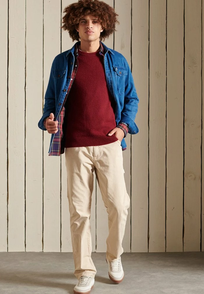 Superdry HARLO - Jumper - Spiced Red 1 Superdry HARLO - Jumper - Spiced Red