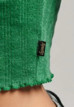 Superdry VINTAGE POINTELLE - Jumper - Field Green Marl 8 Superdry VINTAGE POINTELLE - Jumper - Field Green Marl -Superdry Shop 5b8ddade21504a53ace3d525fb2814e2