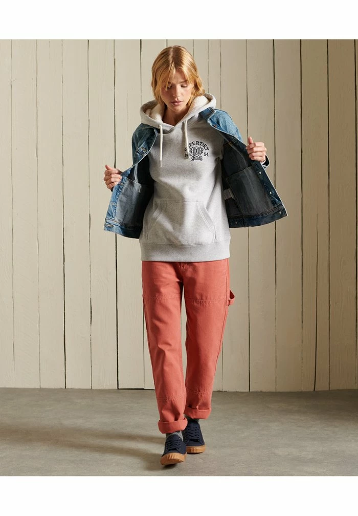 Superdry Hoodie - Glacier Grey Marl 2 Superdry Hoodie - Glacier Grey Marl - Image 2