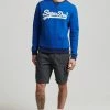 Superdry VINTAGE LOGO COLLAGE CREW - Sweatshirt - Regal Blue