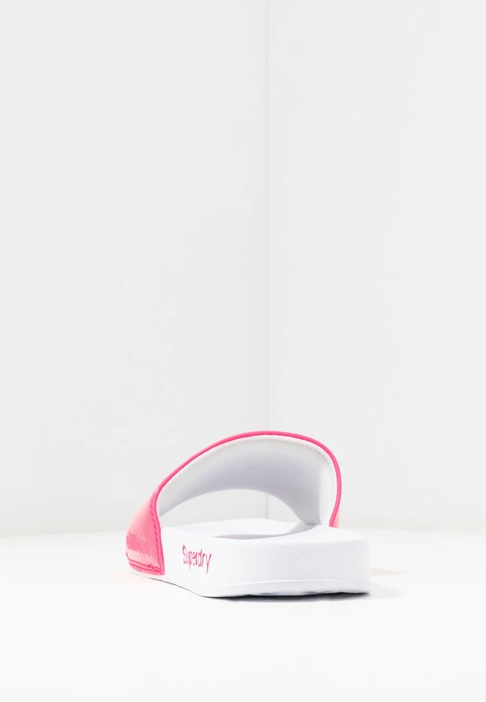 Superdry POOL SLIDE - Mules - Fluro Pink 4 Superdry POOL SLIDE - Mules - Fluro Pink - Image 4