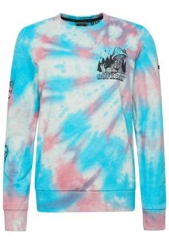 Superdry INTO THE WOODS - Sweatshirt - Glacier Grey Marl Tie Dye -Superdry Shop 5c590c7ebee343b39b26684ff6be6f39