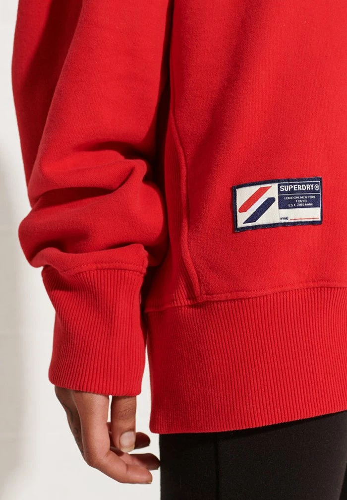 Superdry Sweatshirt - Risk Red 3 Superdry Sweatshirt - Risk Red - Image 3