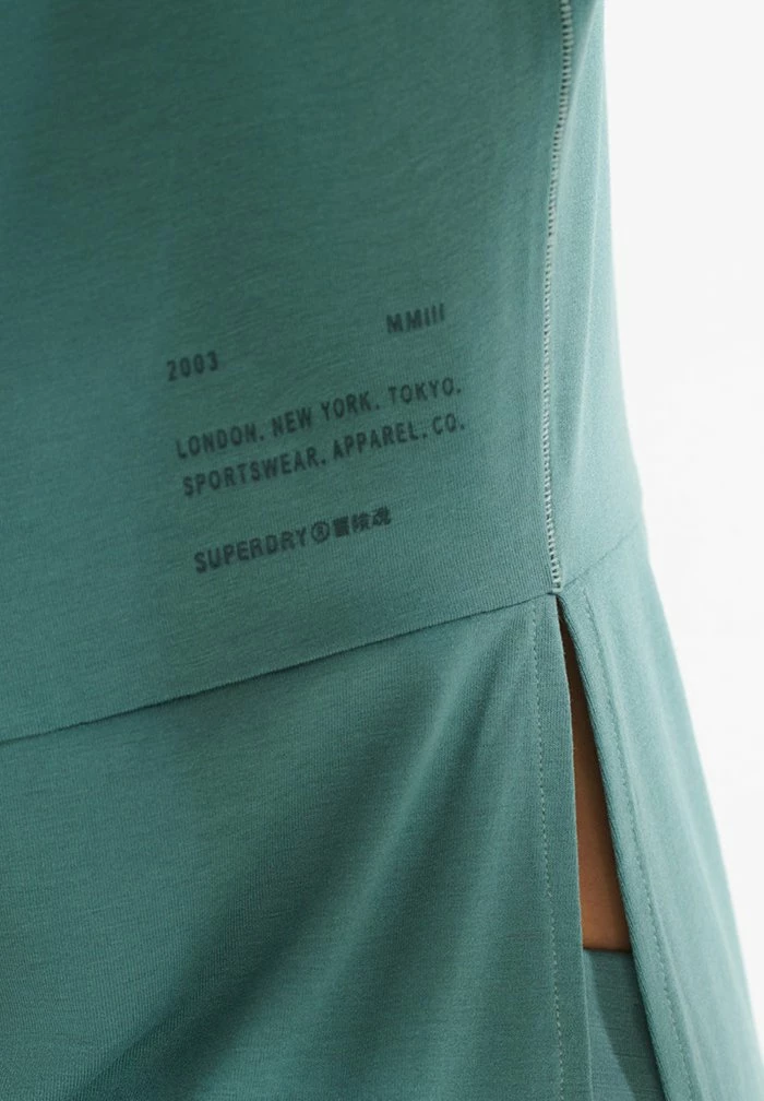 Superdry Basic T-shirt - Dark Green 4 Superdry Basic T-shirt - Dark Green - Image 4