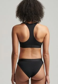 Superdry Bikini Bottoms - Black Gold