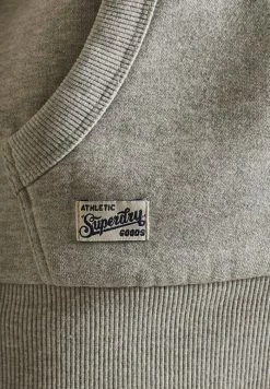 Superdry Zip-up Sweatshirt - Grey Marl -Superdry Shop 5cc1ec8e718c4f119a710f71803320f5