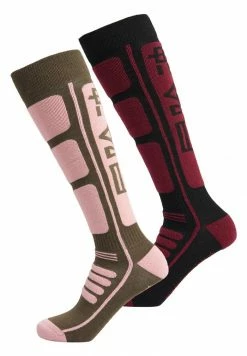 Superdry TWIN PACK - Socks - Black Khaki