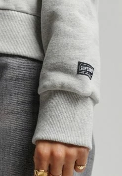 Superdry VINTAGE CALI - Hoodie - Light Grey Marl -Superdry Shop 5d0f92edaba241b6a1e21049cc0fe81a