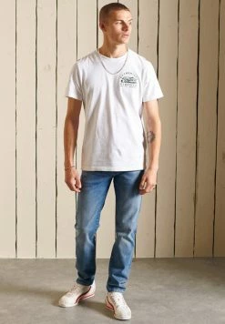 Superdry Slim Fit Jeans - Mercer Mid Blue 9 Superdry Slim Fit Jeans - Mercer Mid Blue -Superdry Shop 5d222845f5f44f73a4e49a4b959da303