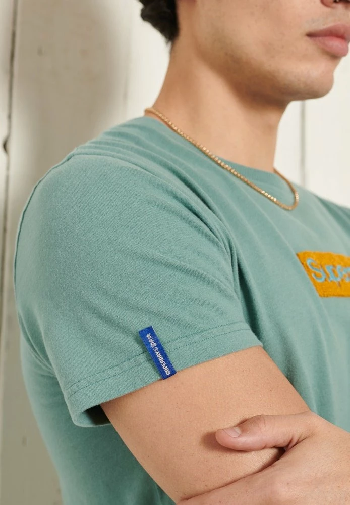 Superdry Print T-shirt - Cerulean Dusk 2 Superdry Print T-shirt - Cerulean Dusk - Image 2