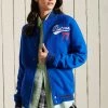 Superdry COLLEGE - Bomber Jacket - Mazarine Blue