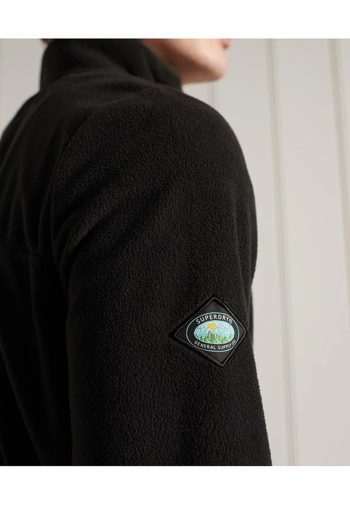 Superdry B TRAIL - Fleece Jumper - Black 2 Superdry B TRAIL - Fleece Jumper - Black - Image 2