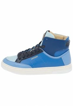 Superdry BASKET LUX - High-top Trainers - Navy Colour Block