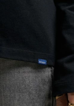 Superdry VINTAGE - Long Sleeved Top - Black -Superdry Shop 5dc1b74344c842a0a7cb79efc594547f