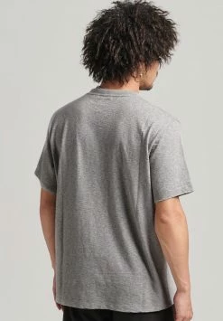 Alternative view of Superdry LOGO POCKET - Print T-shirt - Grey Slub Grindle