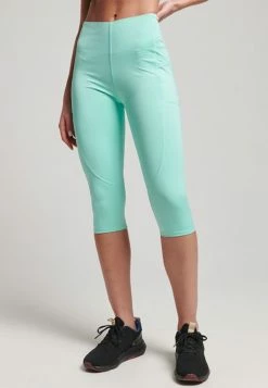 Superdry CROPPED - Shorts - Ice Mint