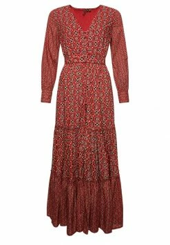 Superdry Maxi Dress - Red Block Print -Superdry Shop 5e33103f3961451d9cd42c5a096c5041