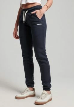 Superdry LA ATHLETIC - Tracksuit Bottoms - Eclipse Navy