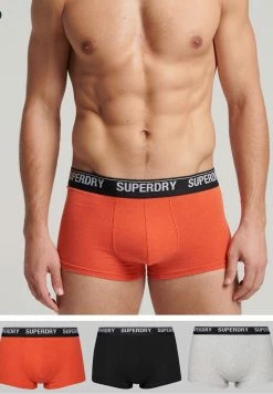 Superdry 3 PACK - Pants - Schwarz/grau/orange -Superdry Shop 5e8164ae08e14bcea2569b3474fac38f