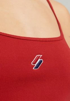 Superdry ESSENTIAL STRAPPY - Shift Dress - Risk Red -Superdry Shop 5ecf33fec4e540cab0b1f111f4efa5dd