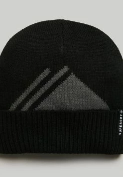 Superdry SNOW CUFF - Beanie - Black -Superdry Shop 5efe7b4a4e8b42958324ce428fc29153