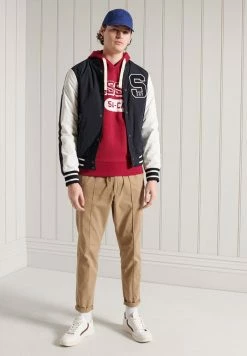 Superdry ATHLETIC ASSOCIATION CALIFORNIA GRAPHIC - Hoodie - Red