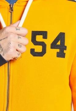 Superdry Zip-up Sweatshirt - Track Gold -Superdry Shop 5f337d6ad15946659db1076804518763